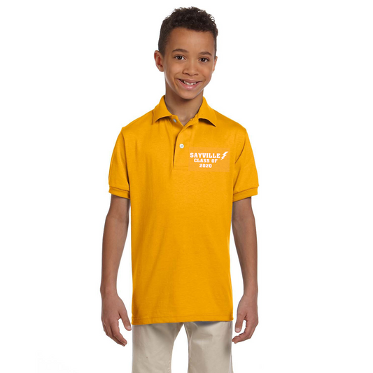 Jerzees Youth Jersey Polo With Spotshield, Printed