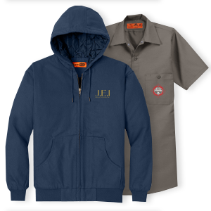 CornerStone custom workwear embroidered cloths with logo branding.