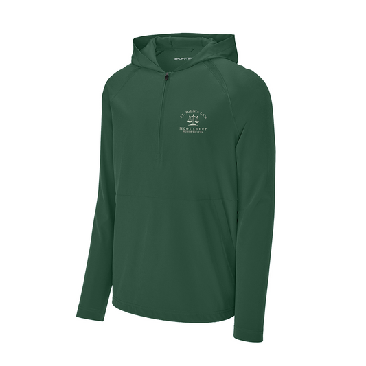 Sport-Tek® Repeat 1/2-Zip Long Sleeve Hooded Jacket