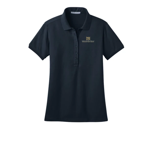 #Port Authority Ladies Stretch Pique Polo