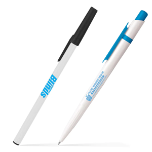 Custom branded pens logos. Sleek promotional stationery, ideal for giveaways and marketing.