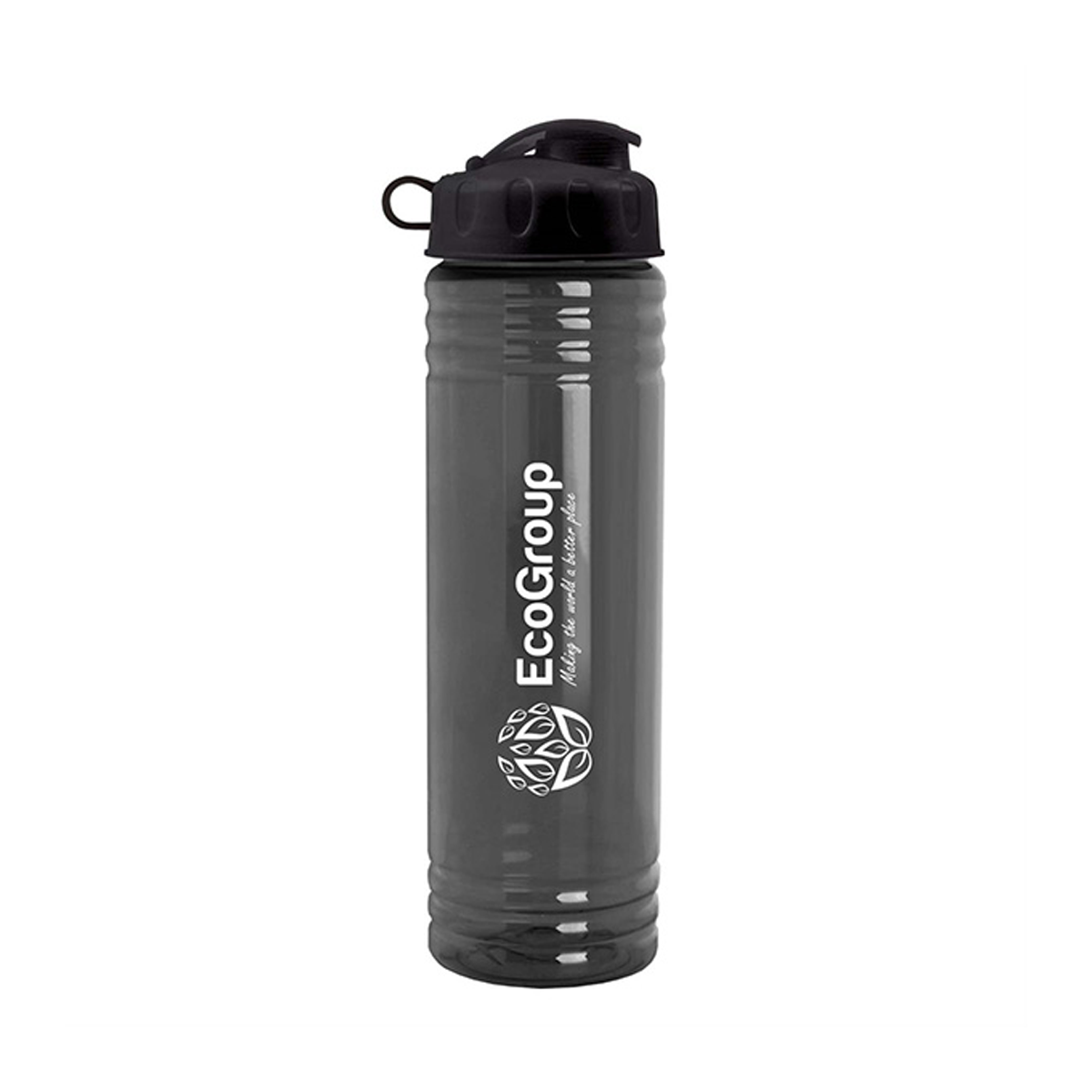 24 oz Slim Fit RPET Bottle Flip Lid | Custom Logo Recycled Bottle – EZ ...
