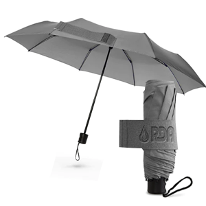 Custom umbrella with logo. Ideal for corporate branding, promotional giveaways, or practical gifts.
