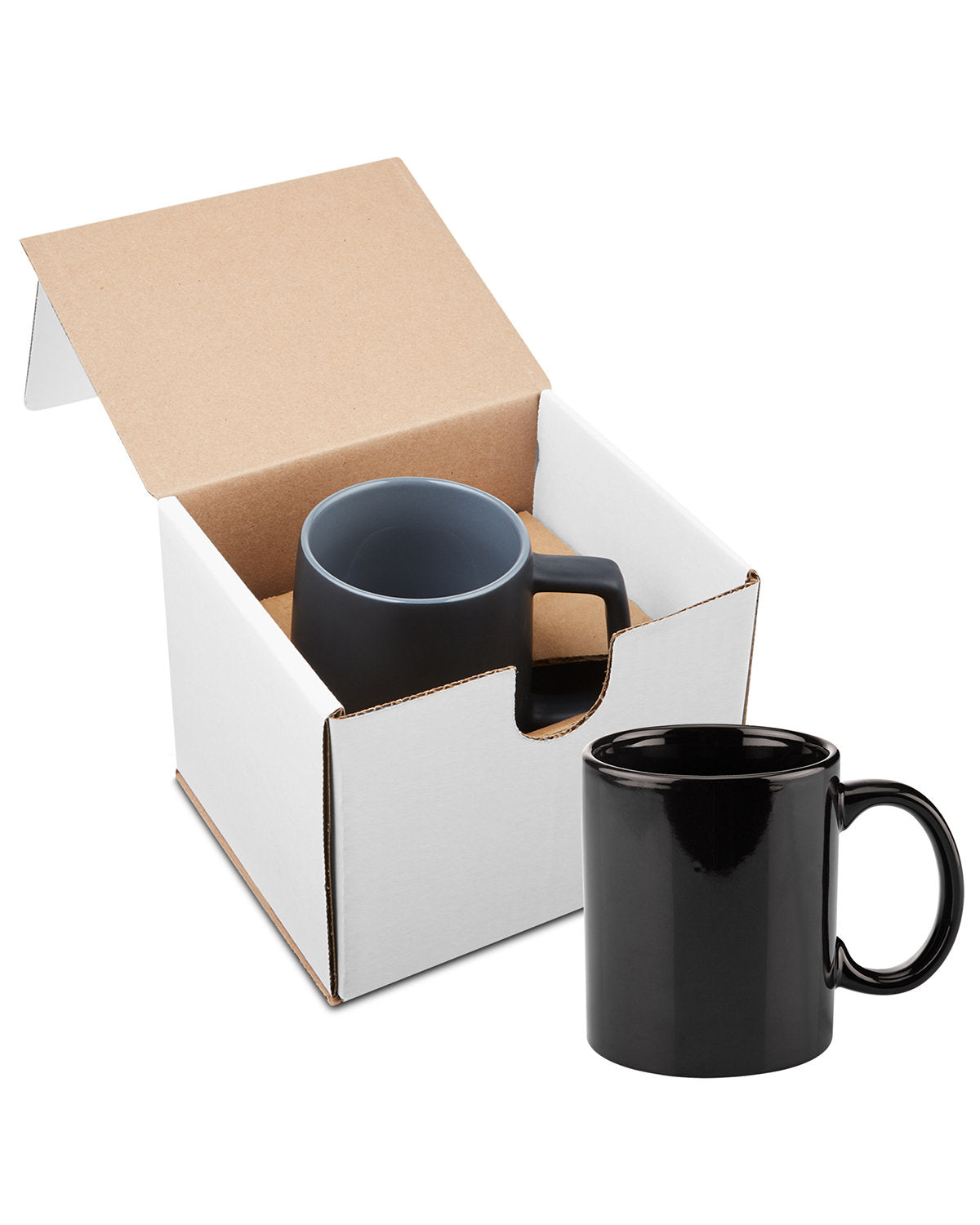 # 11oz Basic C Handle Ceramic Mug In Mailer