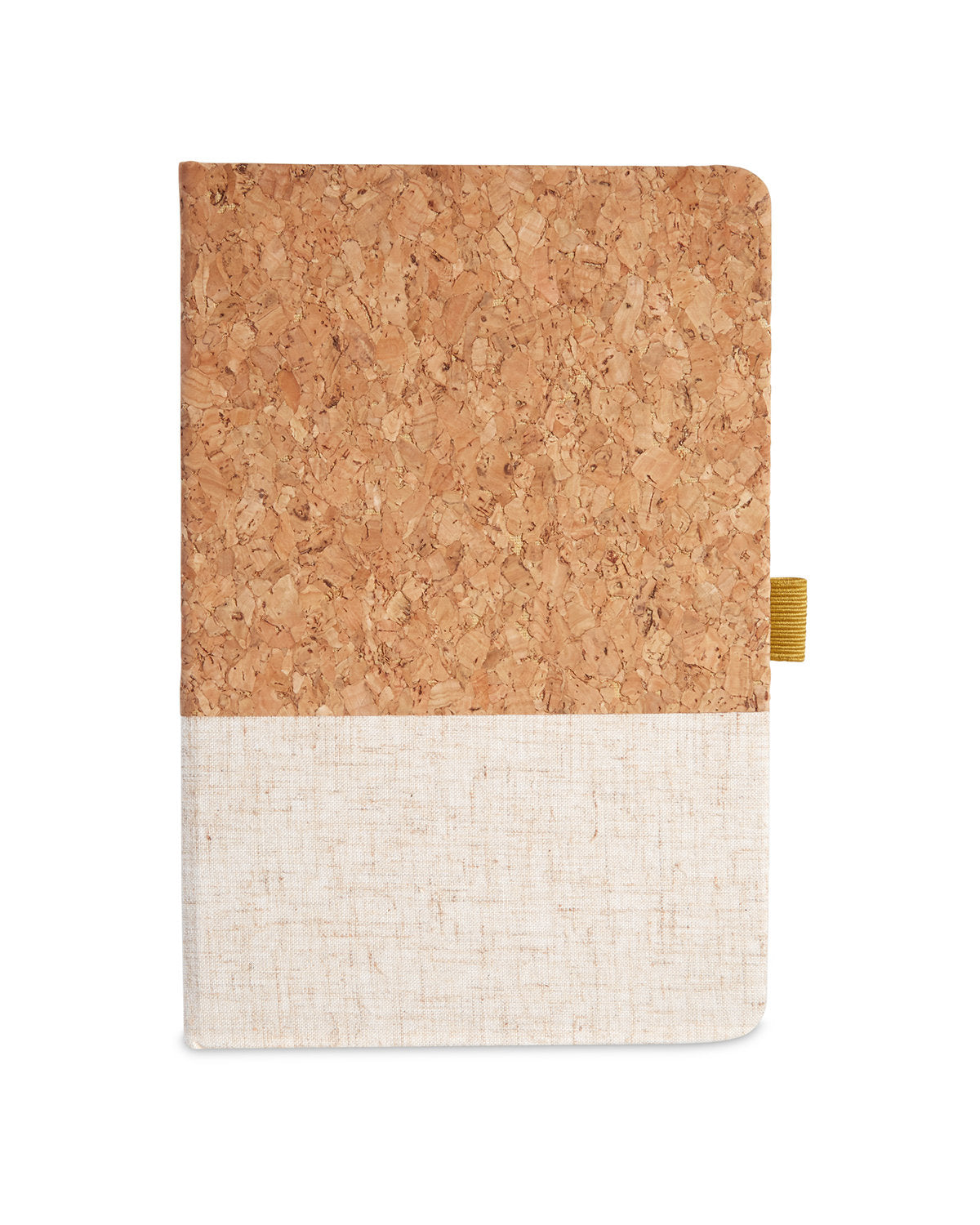 #Hard Cover Cork And Heathered Fabric Journal - SP