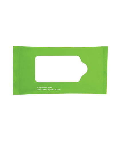 Sanitizer Wet Wipes In Re-Sealable Pouch