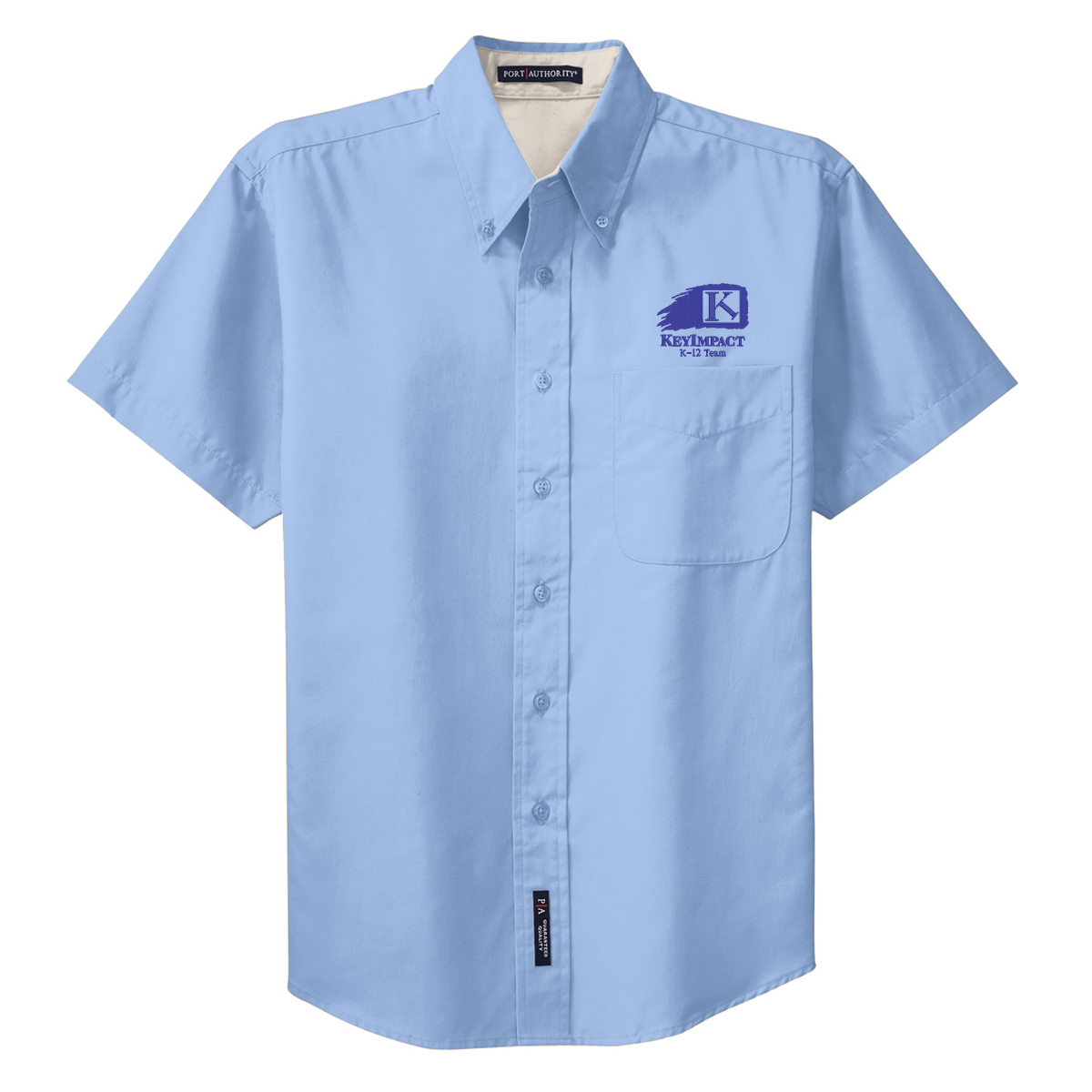 Custom Short sleeve Button Down Embroidery Special – EZ