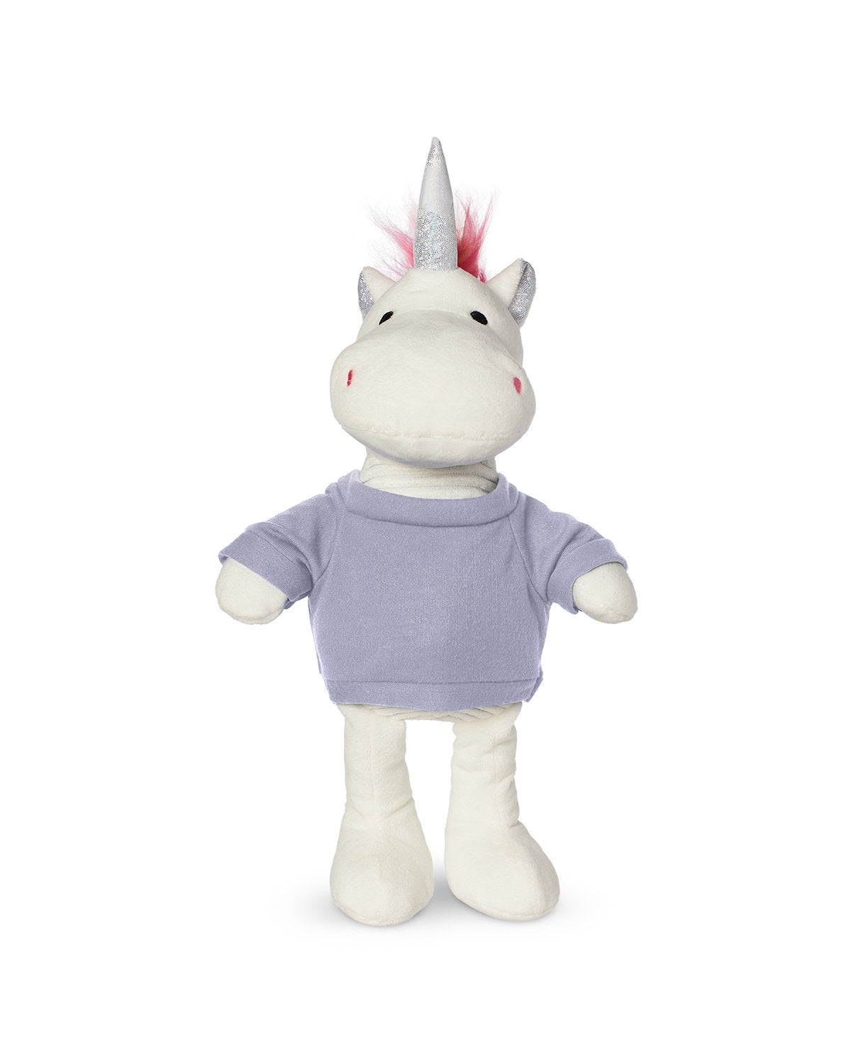8.5" Plush Unicorn With T-Shirt