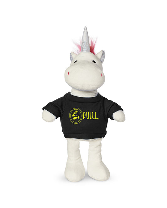 8.5" Plush Unicorn With T-Shirt
