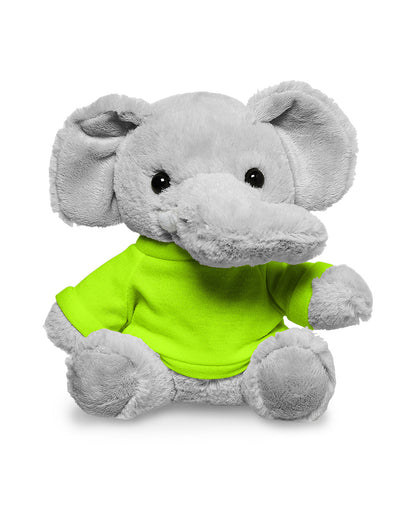 7" Plush Elephant With T-Shirt