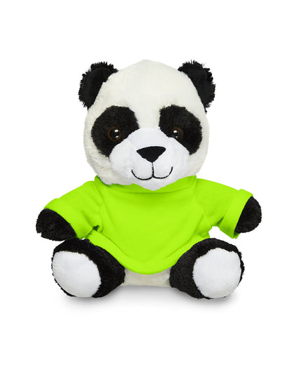 7" Plush Panda With T-Shirt