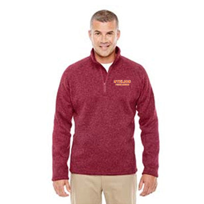 Devon & Jones Adult Bristol Sweater Fleece Half-Zip - DG792 - EZ Corporate Clothing
 - 1