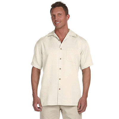Harriton Mens Bahama Cord Camp Shirt - EZ Corporate Clothing
 - 4