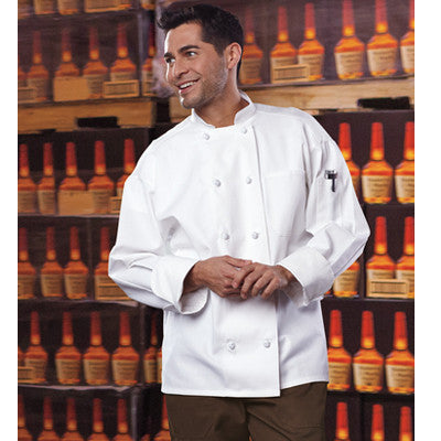 Classic Knot Chef Coat with Mesh - EZ Corporate Clothing
 - 3