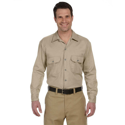 Dickies Mens 5.2oz Long-Sleeve Work Shirt - EZ Corporate Clothing
 - 4