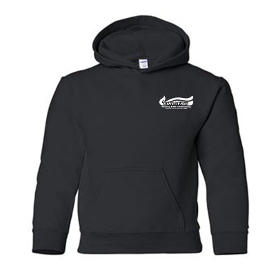 Custom hoodie with logo embroidery. Perfect for corporate branding, casual wear, or promotional apparel.