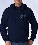 Sansum Clinic Gildan Full-Zip Hooded Sweatshirt - EZ Corporate Clothing
 - 1