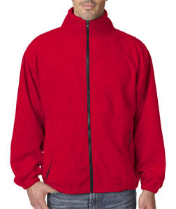 UltraClub Mens Iceberg Fleece Full-Zip Jacket - EZ Corporate Clothing
 - 7