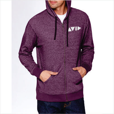 Next Level Adult Denim Fleece Full-Zip Hoody - AVID Company Store