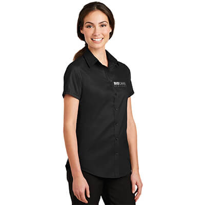 Port Authority Ladies Short Sleeve SuperPro Twill Shirt - Biocare Medical Company Store
