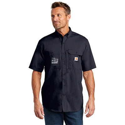 Carhartt Solid Short-Sleeve Button-Down Shirt – EZ Corporate Clothing