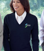 Sansum Clinic Devon & Jones Ladies V-Neck Sweater - EZ Corporate Clothing
 - 1