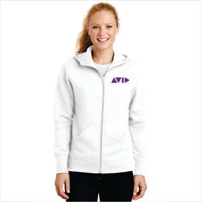Sport-Tek Ladies Full-Zip Hooded Fleece Jacket - AVID Company Store