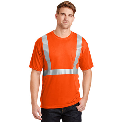 CornerStone Hi-Vis Safety T-Shirt, ANSI 107 Class 2