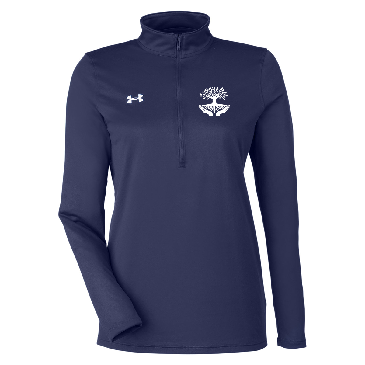 Under Armour Ladies' Team Tech Half-Zip, Screen Print
