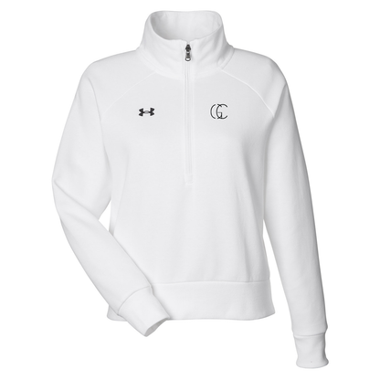 Under Armour Ladies' Rival Fleece Quarter-Zip, Screen Print