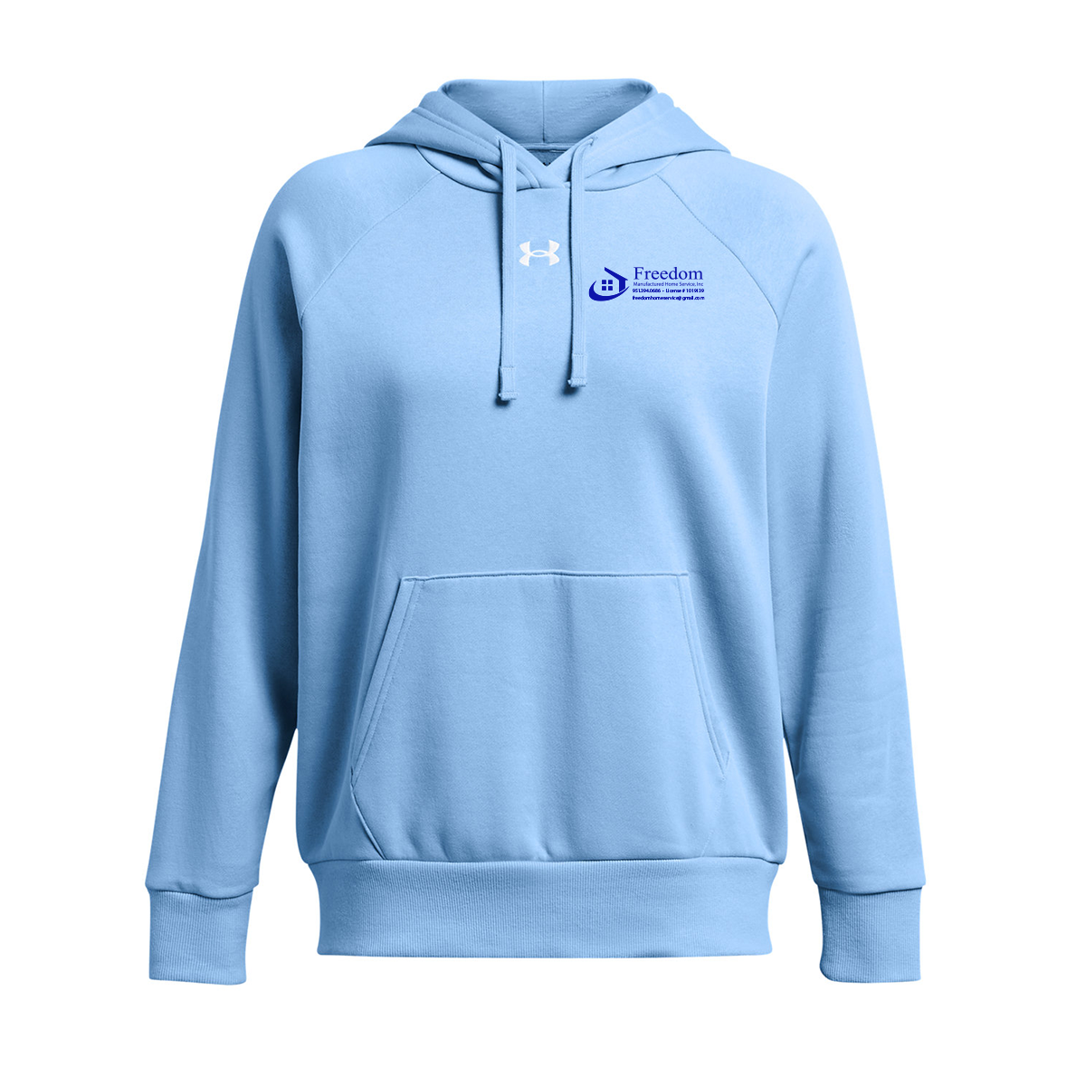 Under Armour Ladies' Rival Fleece Hooded Sweatshirt, Screen Print