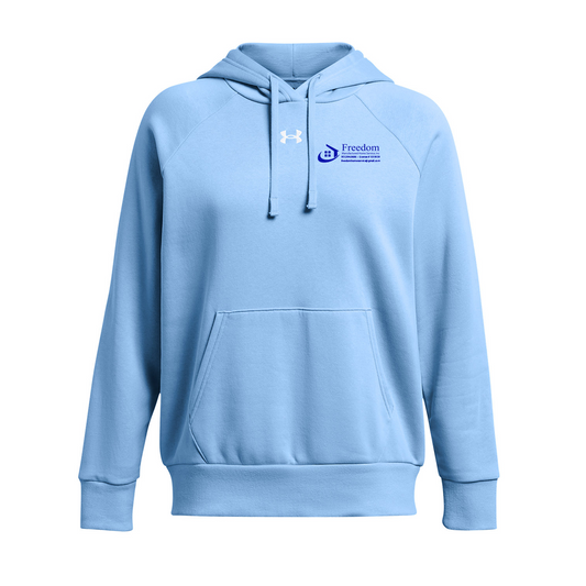 Under Armour Ladies' Rival Fleece Hooded Sweatshirt, Screen Print