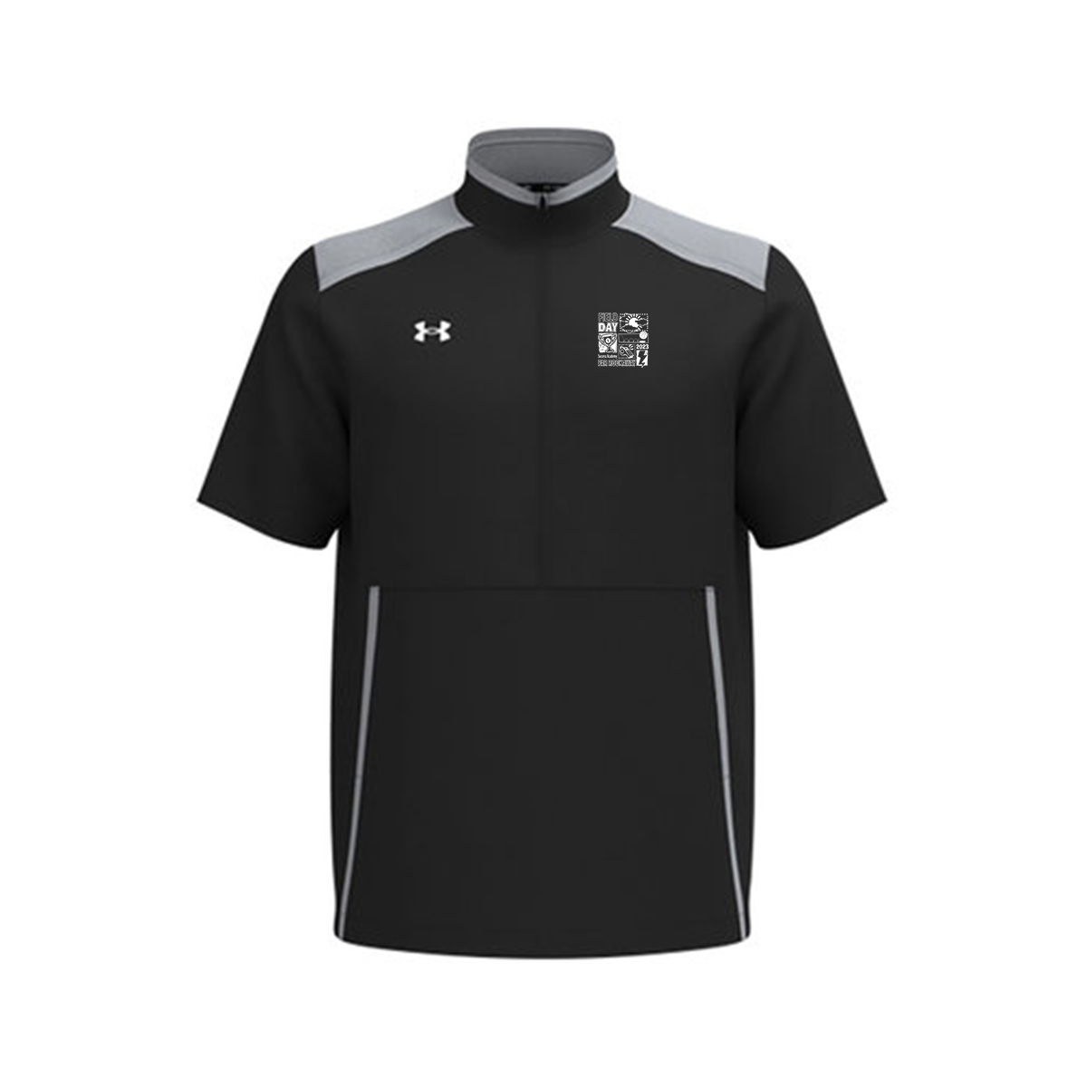 Under Armour Men's Motivate 3.0 Short Sleeve Half-Zip, Full Color