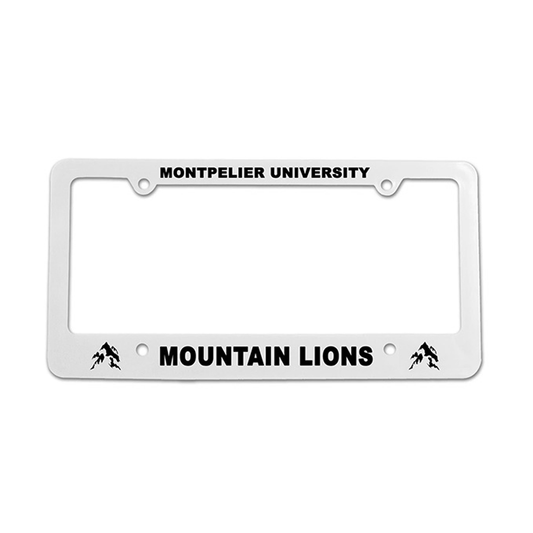 Classic License Frame with 4 Holes, Screen Print