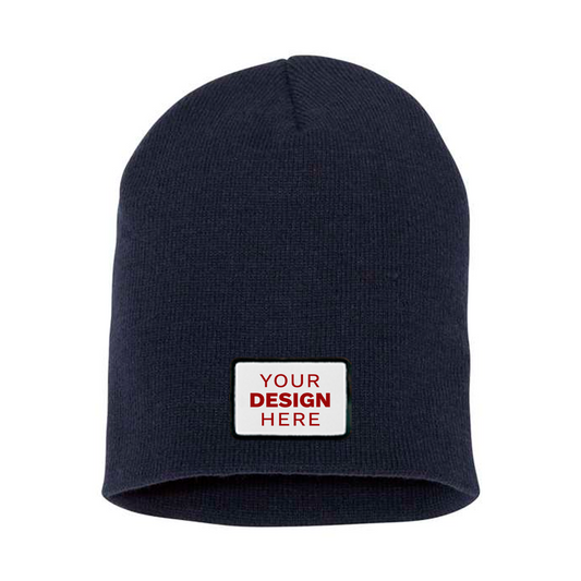 Yupoong Heavyweight Knit Cap Full Color Patch