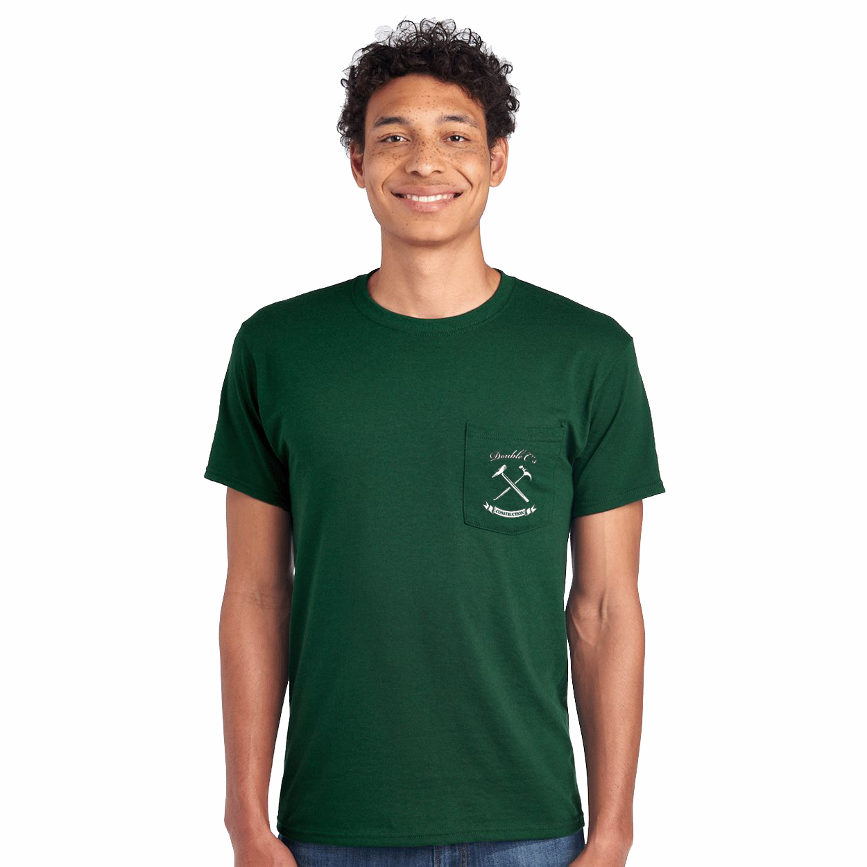 Jerzees Heavyweight Blend Pocket T-Shirt Full Color | Custom Logo