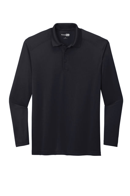 CornerStone® Select Lightweight Snag-Proof Long Sleeve Polo, Full Color