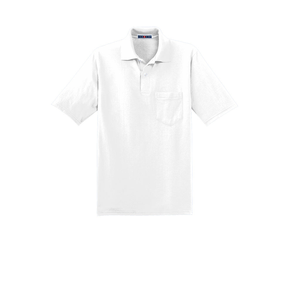Jerzees Adult Jersey Pocket Polo With Spotshield Business Gear