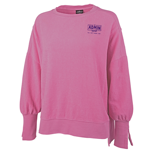 Women's Camden Spliced Crew Neck Sweatshirt, Full Color