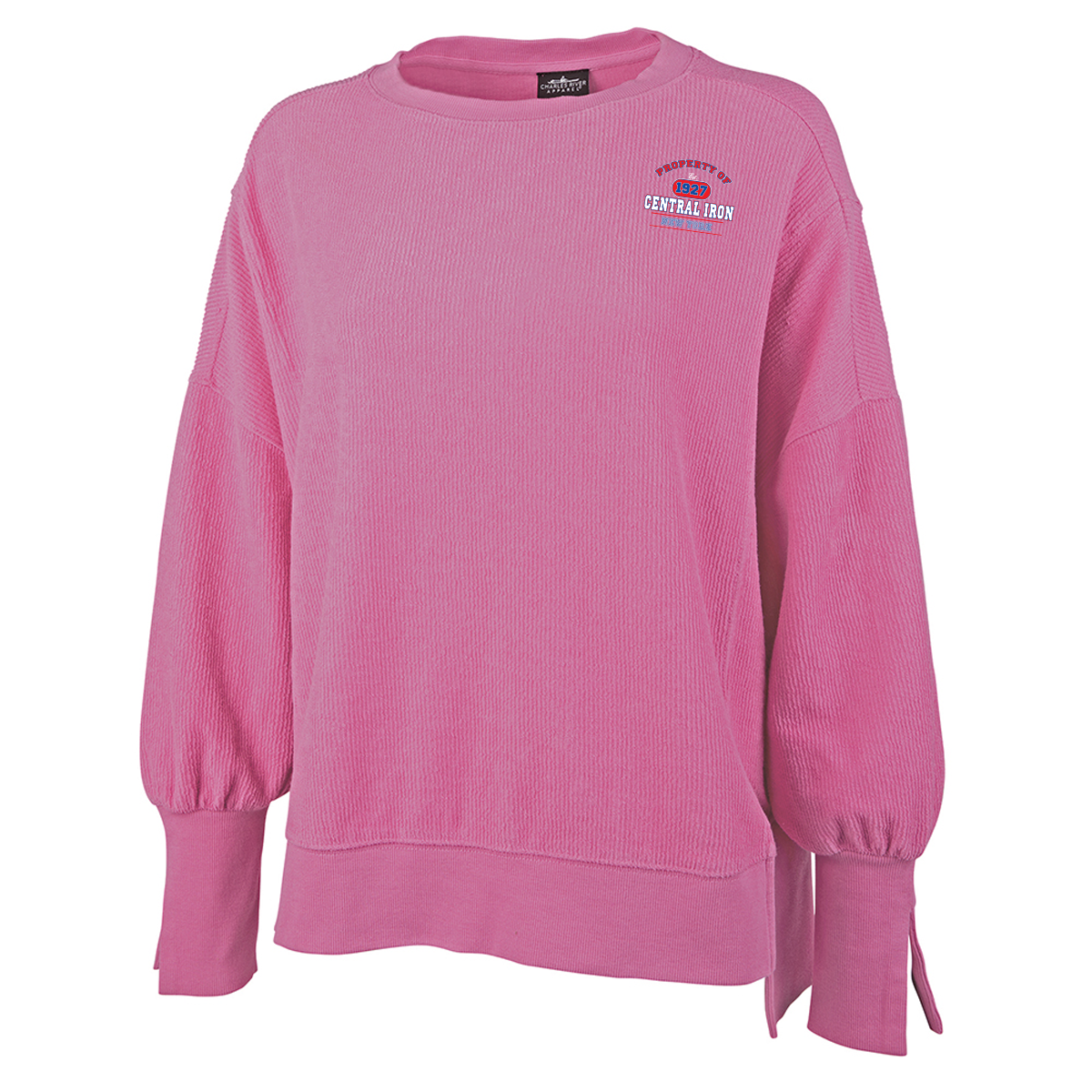 Women's Camden Spliced Crew Neck Sweatshirt, Printed