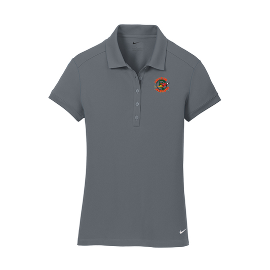 Nike Women's Dri-FIT Solid Icon Pique Modern Fit Polo, Full Color