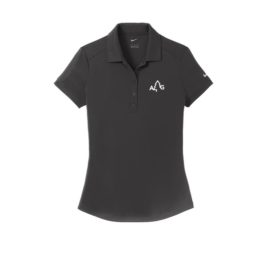 Nike Women's Dri-FIT Players Modern Fit Polo, Screen Print