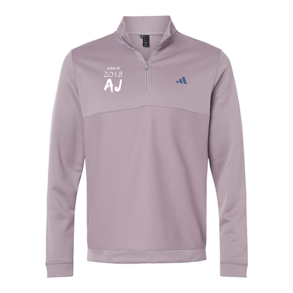 Adidas Ultimate365 Textured Quarter-Zip Pullover A2001, Screen Print