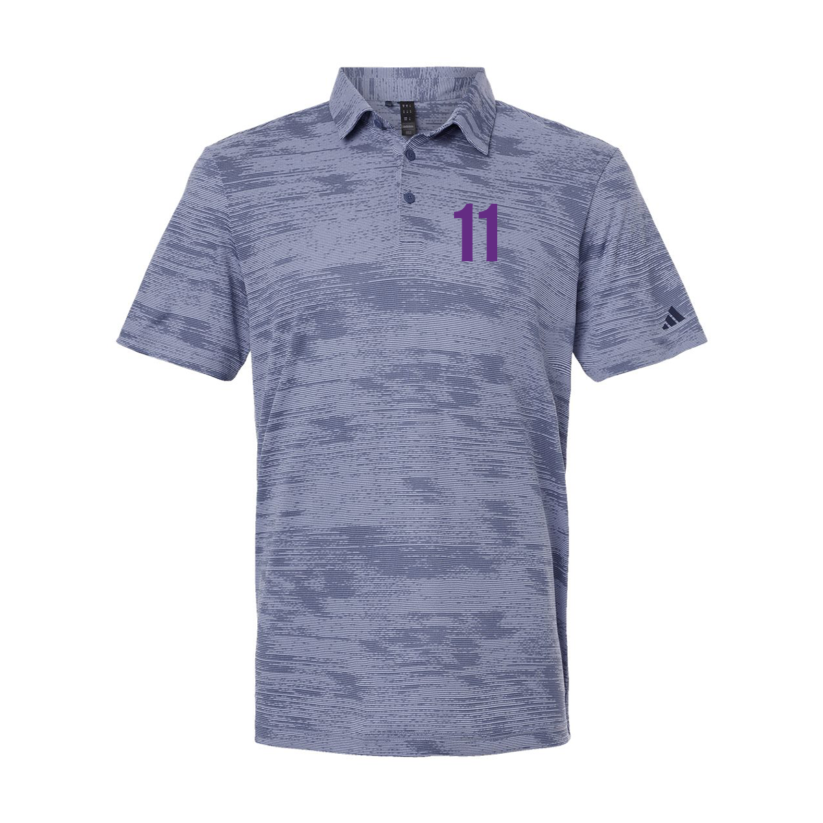 Adidas Ultimate365 Textured Stripe Polo A2005, Screen Print