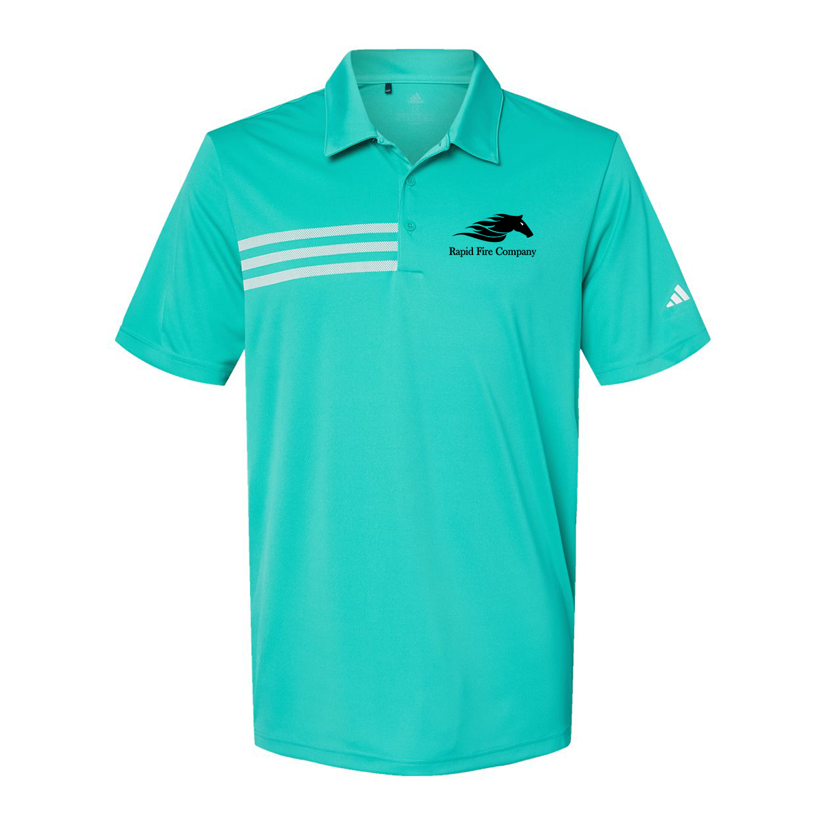 Adidas 3-Stripes Chest Polo A324, Screen Print