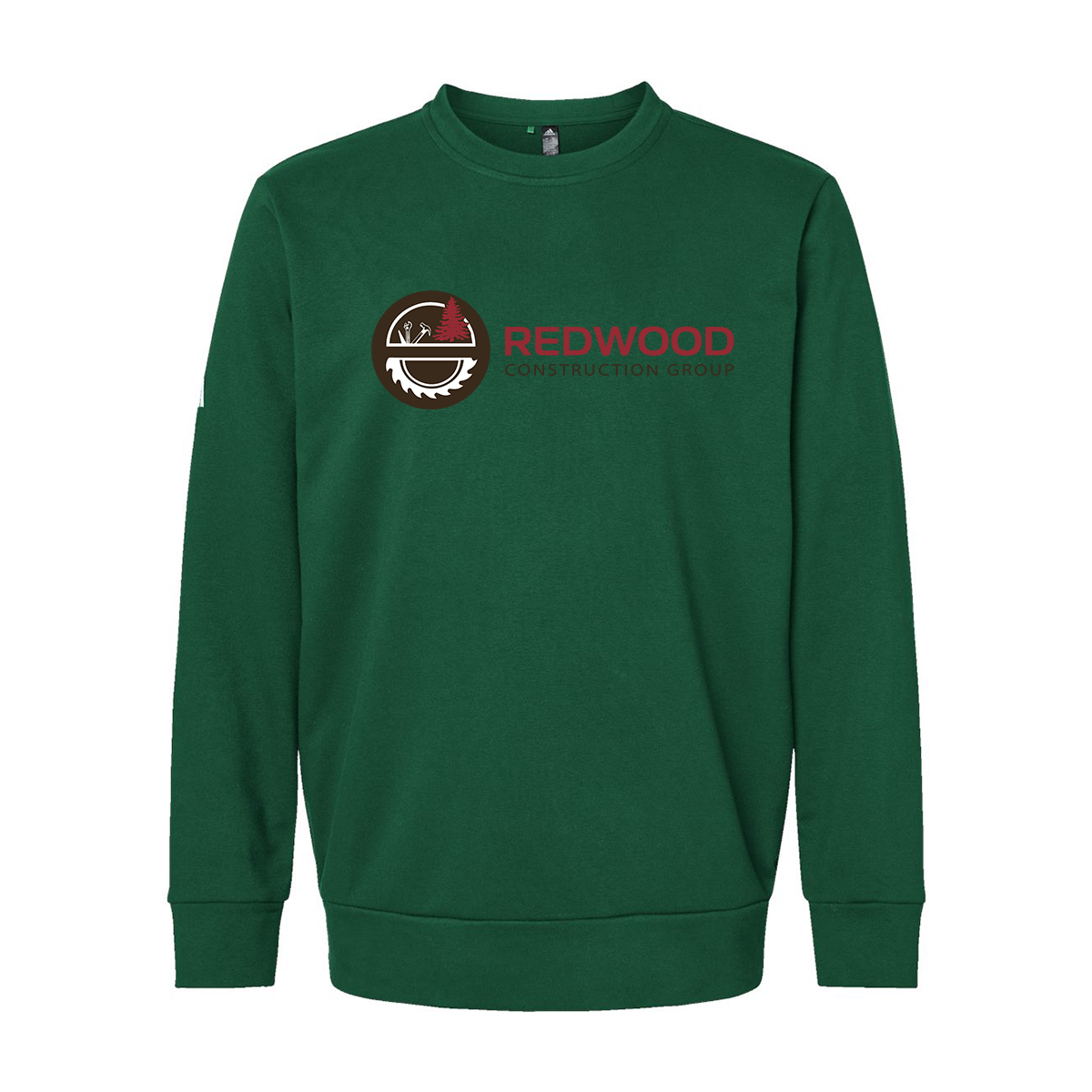 Adidas Fleece Crewneck Sweatshirt A434, Screen Print