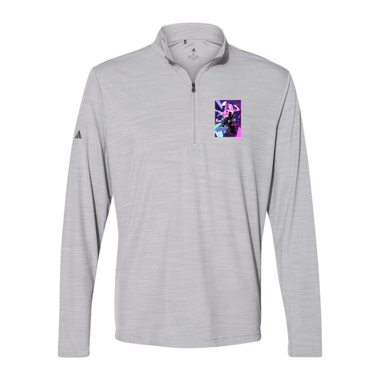 Adidas Lightweight Mélange Quarter-Zip Pullover A475, Full Color