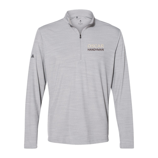 Adidas Lightweight Mélange Quarter-Zip Pullover A475