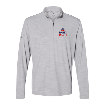 Adidas Lightweight Mélange Quarter-Zip Pullover A475, Screen Print