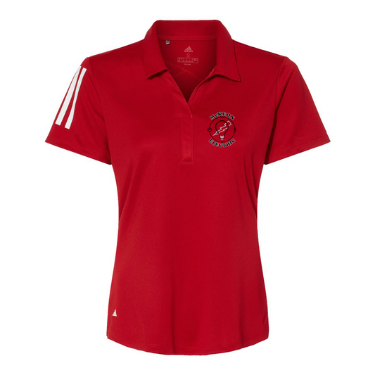 Adidas Women's Floating 3-Stripes Polo A481, Screen Print